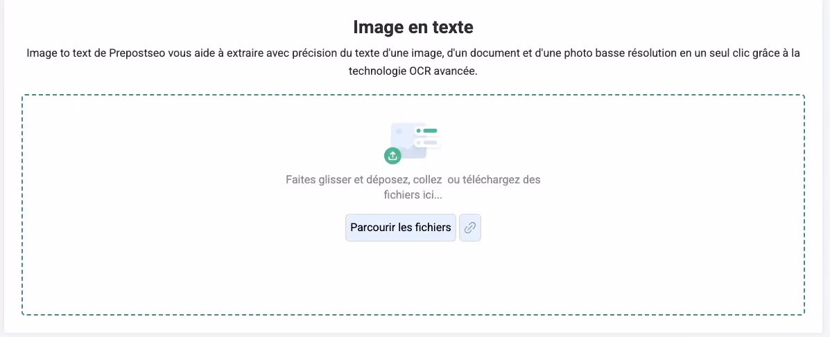 Prepostseo OCR, file upload OCR, image text tool, online OCR, free recognition, text converter, blurry image OCR, convert image to .doc, JPG OCR, OCR web platform. Screenshot of Prepostseo interface where user uploads a low-resolution image for OCR processing.