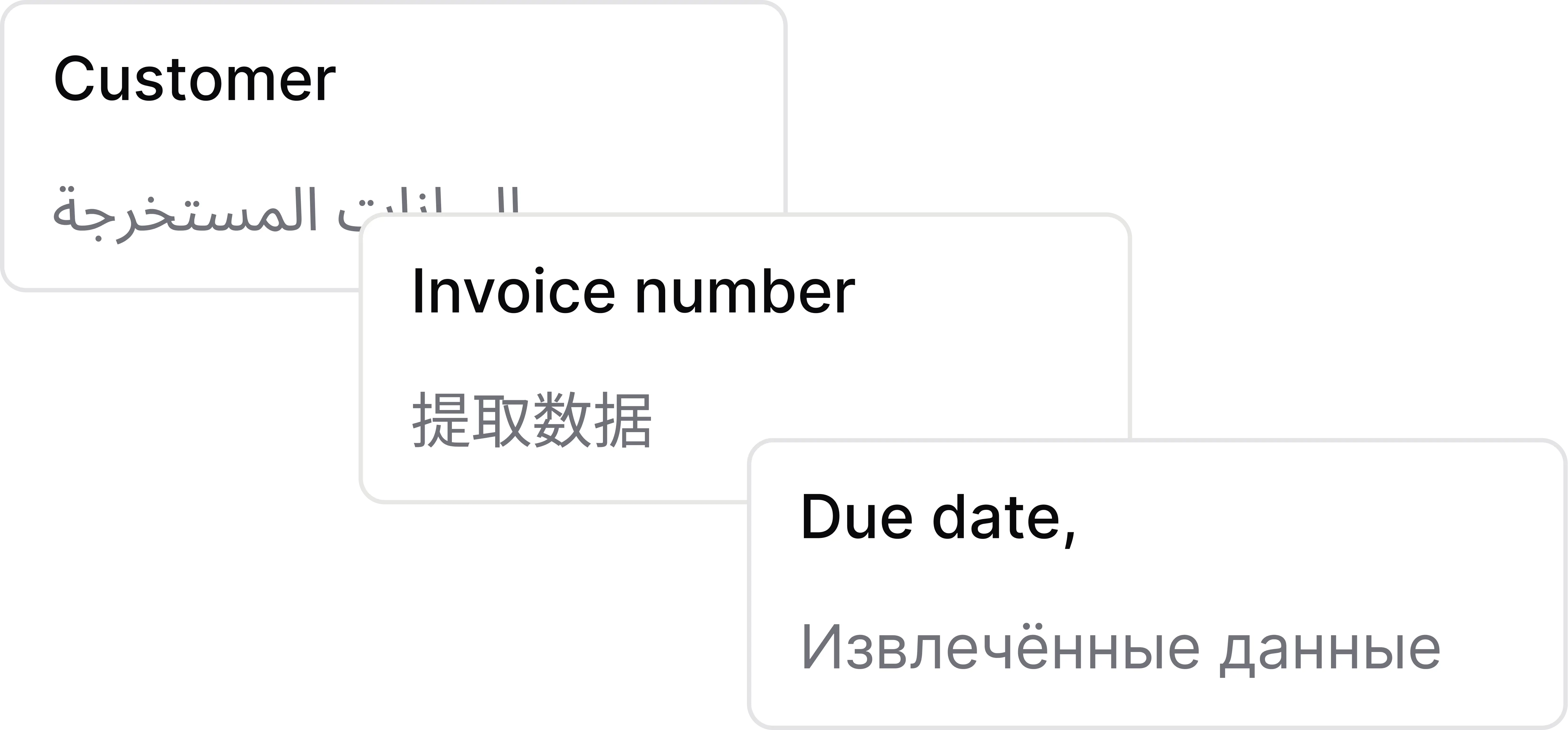 Multilingual OCR accounting