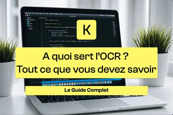 Ordinateur avec bannière Tout savoir sur l'OCR